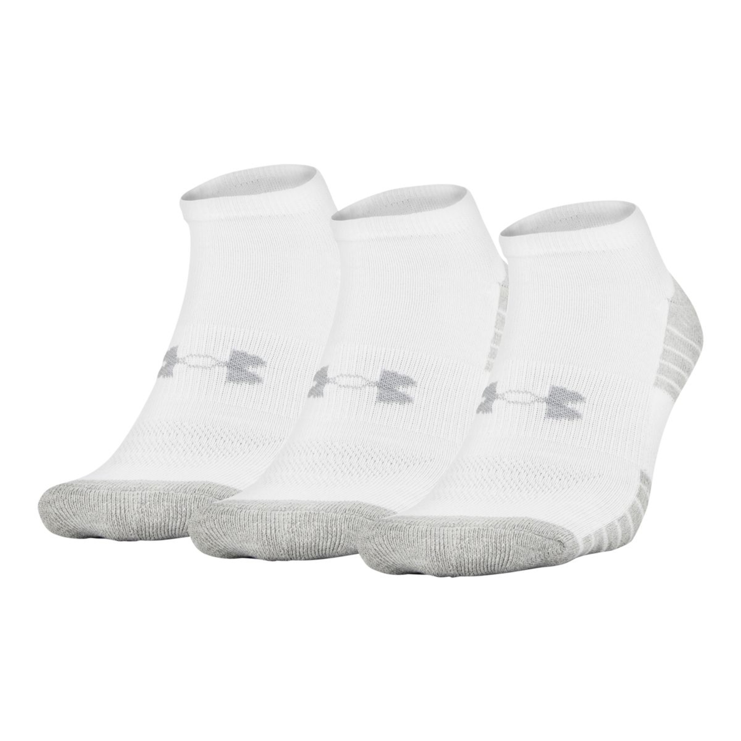Under Armour Women's HeatGear Tech No Show Socks – 3 pk Front_Angled_Left