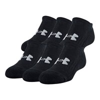 Under Armour Women's Training Cotton No-Show Socks, Medium Cushioned, 6-Pack Front_Angled_Left