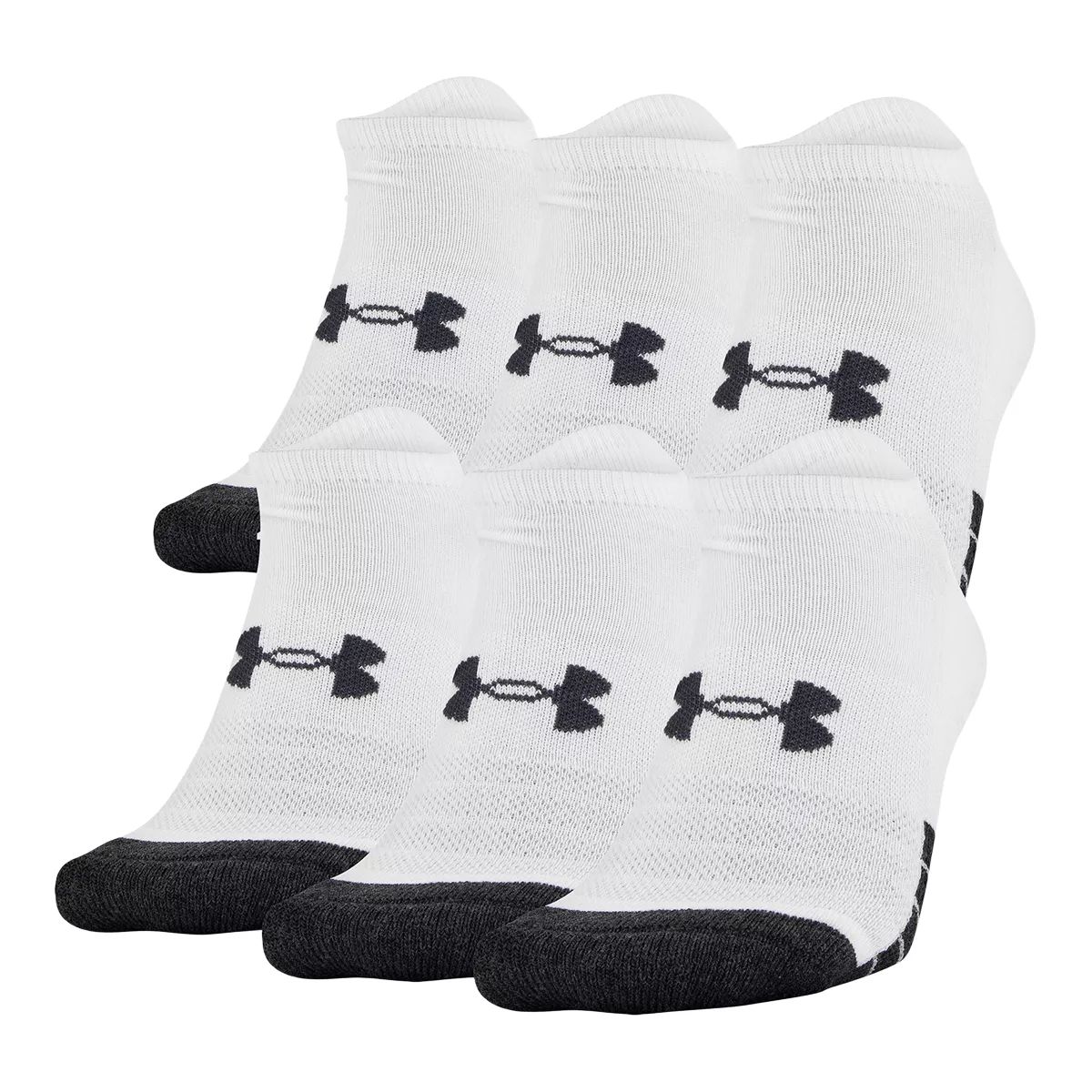Under Armour Performance No Show Socks - 6 pk