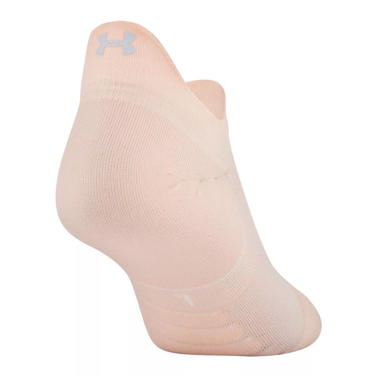 Under Armour Women's Breathe No-Show Socks, Moisture-Wicking, 3-Pack Back_Angled_Right