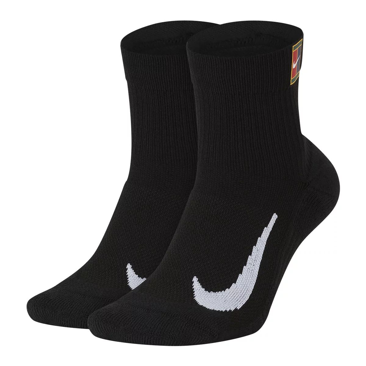 Nike Women's Court Multiplier Max Soft Moisture Wicking Ankle Socks - 2 Pack