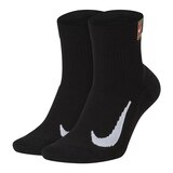 Nike Women's Court Multiplier Max Soft Moisture Wicking Ankle Socks - 2 Pack Front_Angled_Left