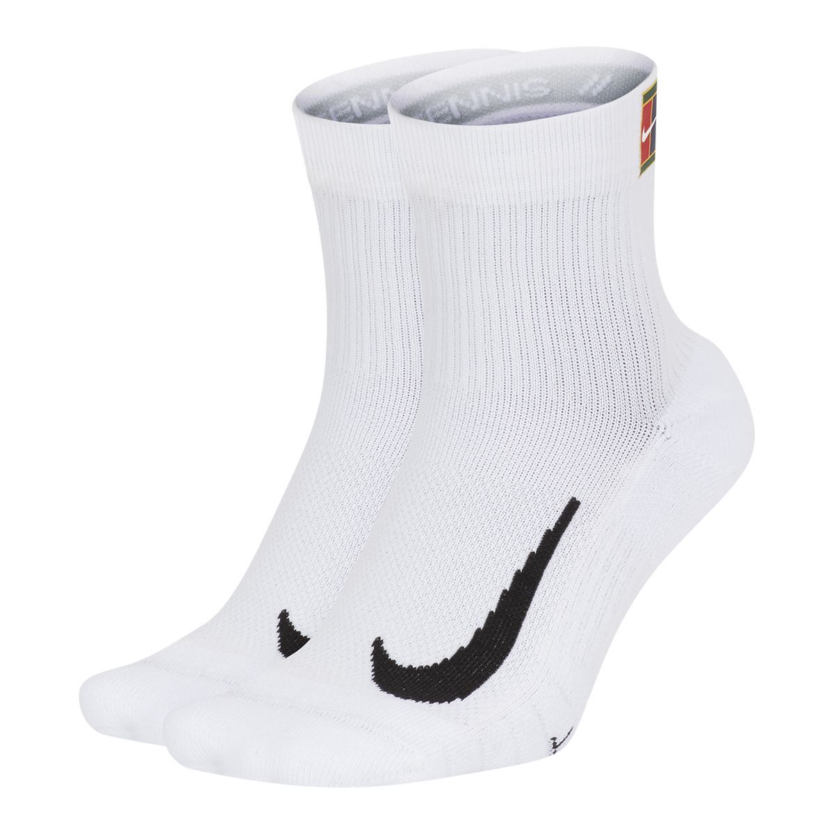 Nike Women's Court Multiplier Max Soft Moisture Wicking Ankle Socks - 2 Pack