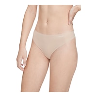 Calvin Klein Women's Invisible Thong Front_Angled_Left