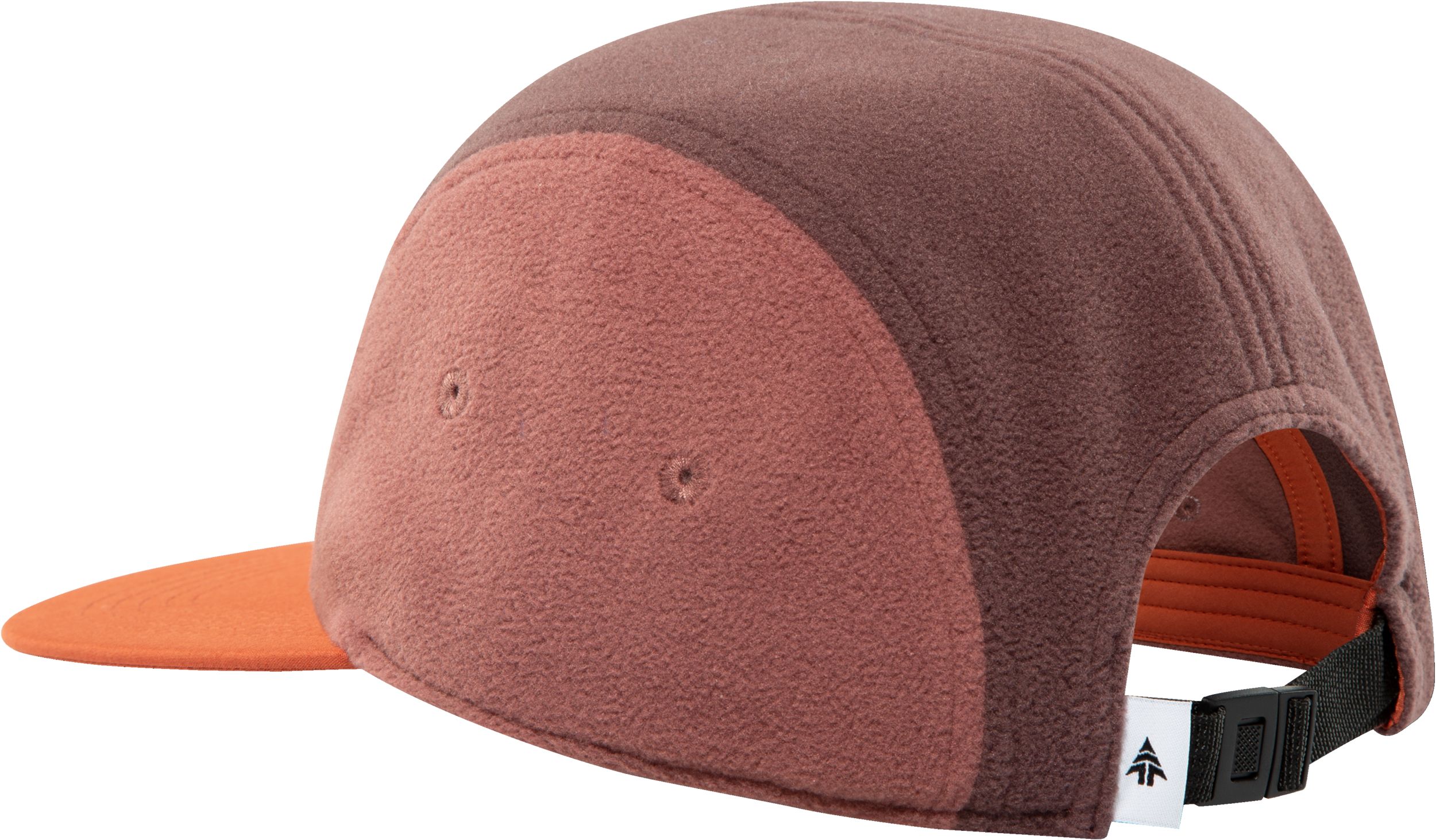 Woods Women's Fleece 5-Panel Hat Back_Angled_Left