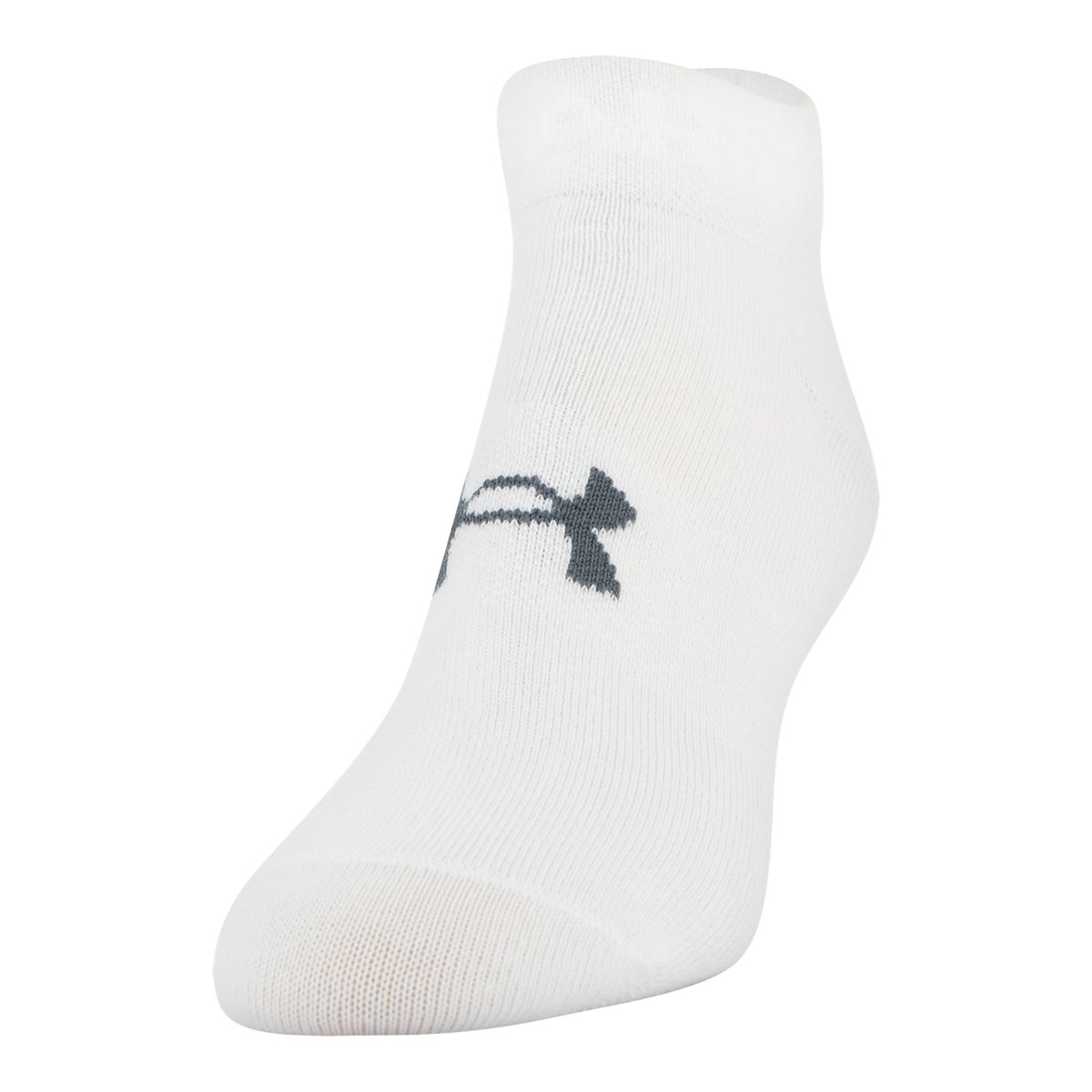 Under Armour Women's Essential No-Show Socks, Arch Support, 6-Pack