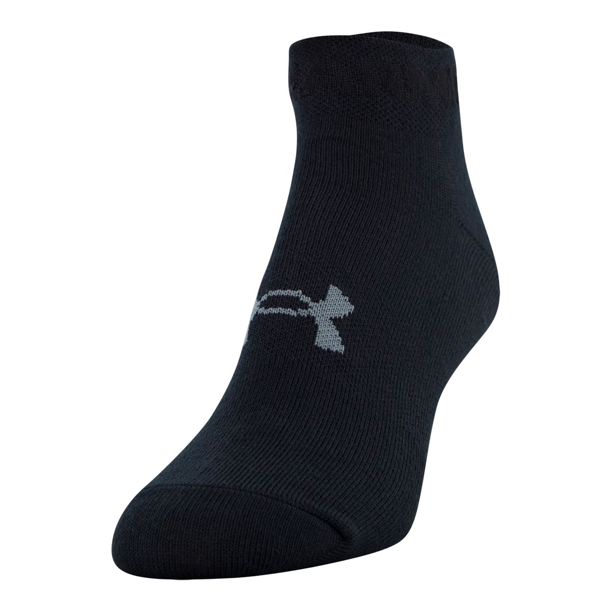 Under Armour Women's Essential No-Show Socks, Arch Support, 6-Pack