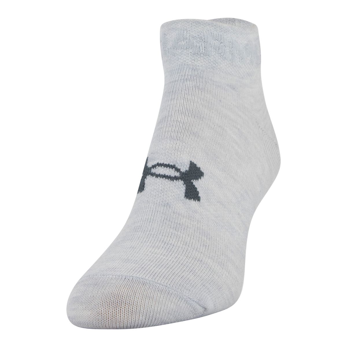 Under Armour Women's Essential No-Show Socks, Arch Support, 6-Pack
