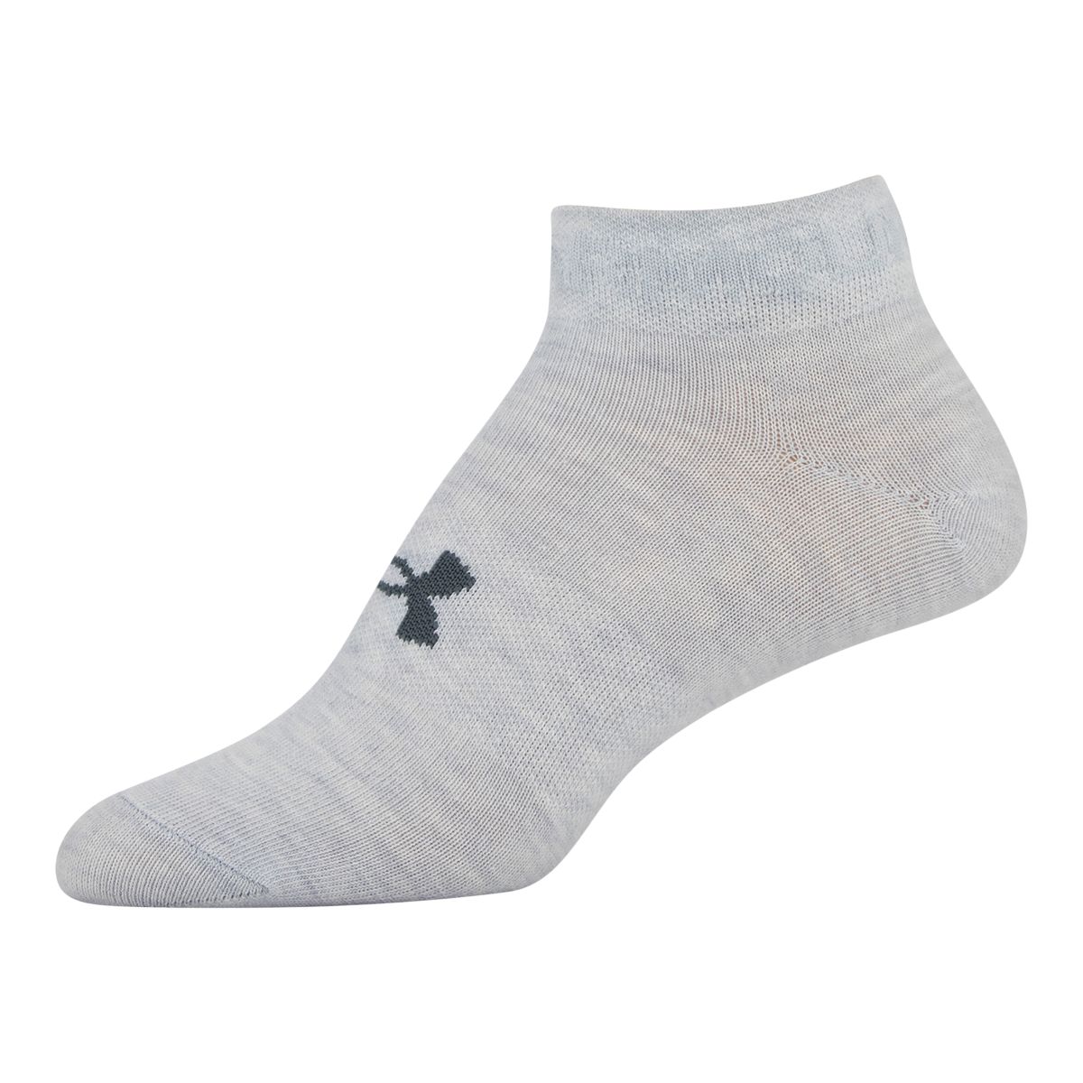 Under Armour Women's Essential No-Show Socks, Arch Support, 6-Pack