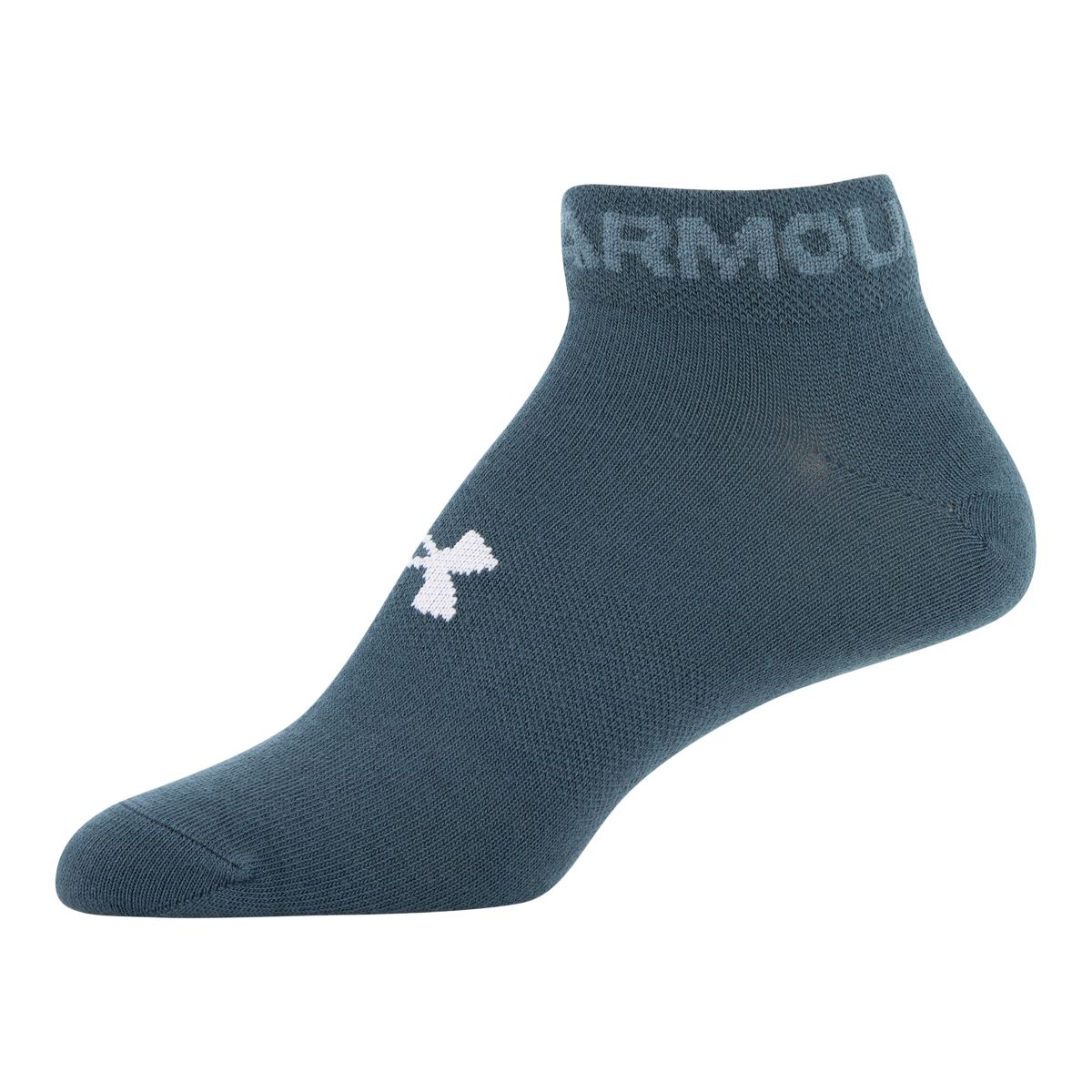 Under Armour Women's Essential No-Show Socks, Arch Support, 6-Pack