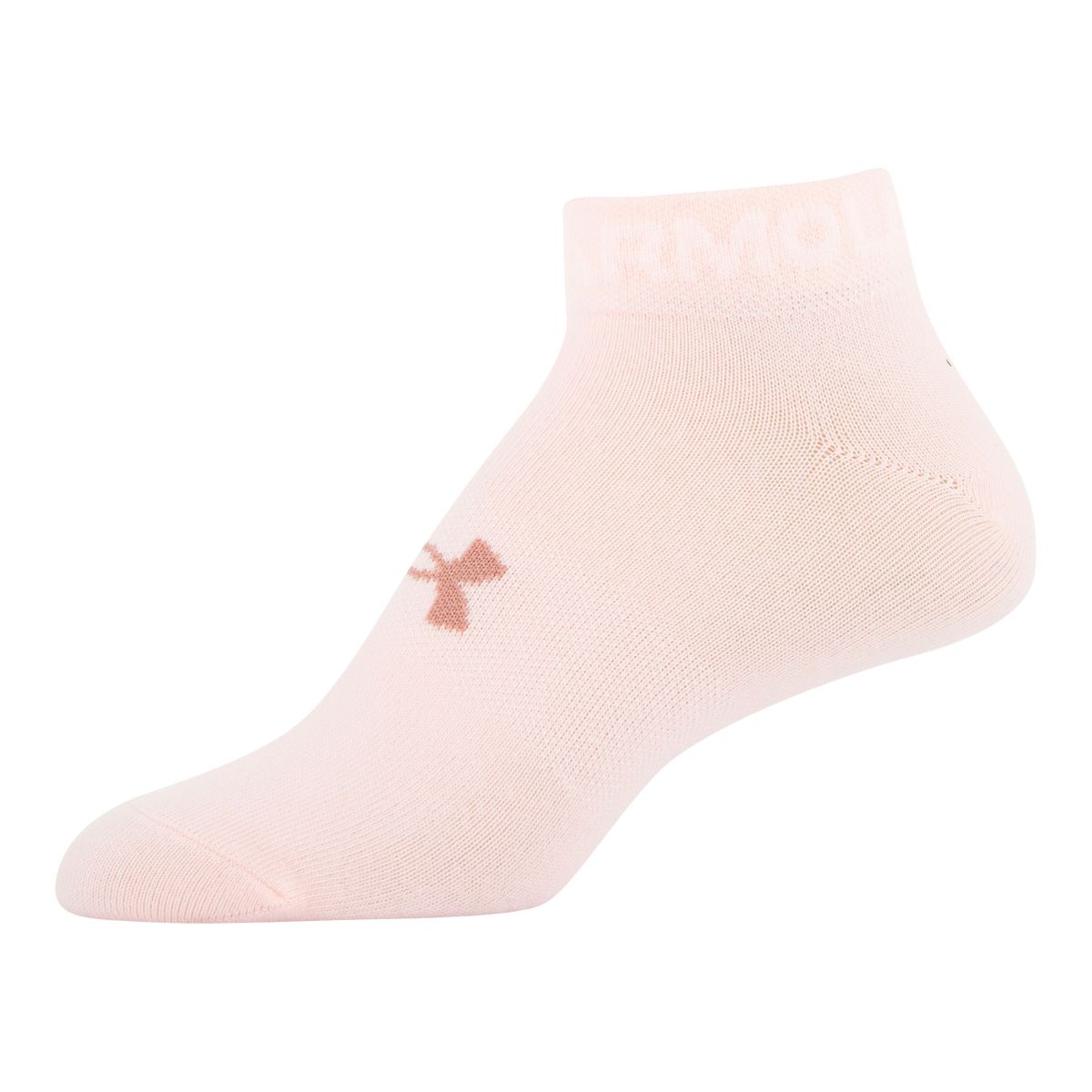 Under Armour Women's Essential No-Show Socks, Arch Support, 6-Pack