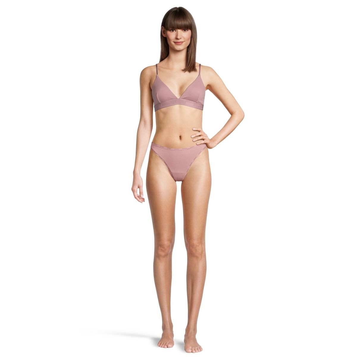 Superdry Women's Organic Ribbed Tri Bralette