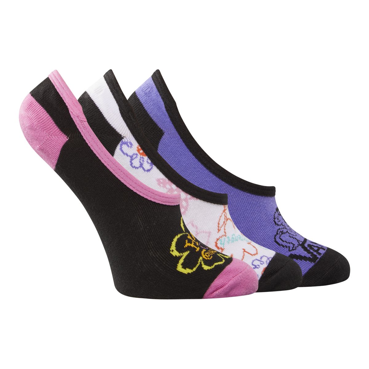 Vans Women's Care Canoodle Invisible Socks 3-pk