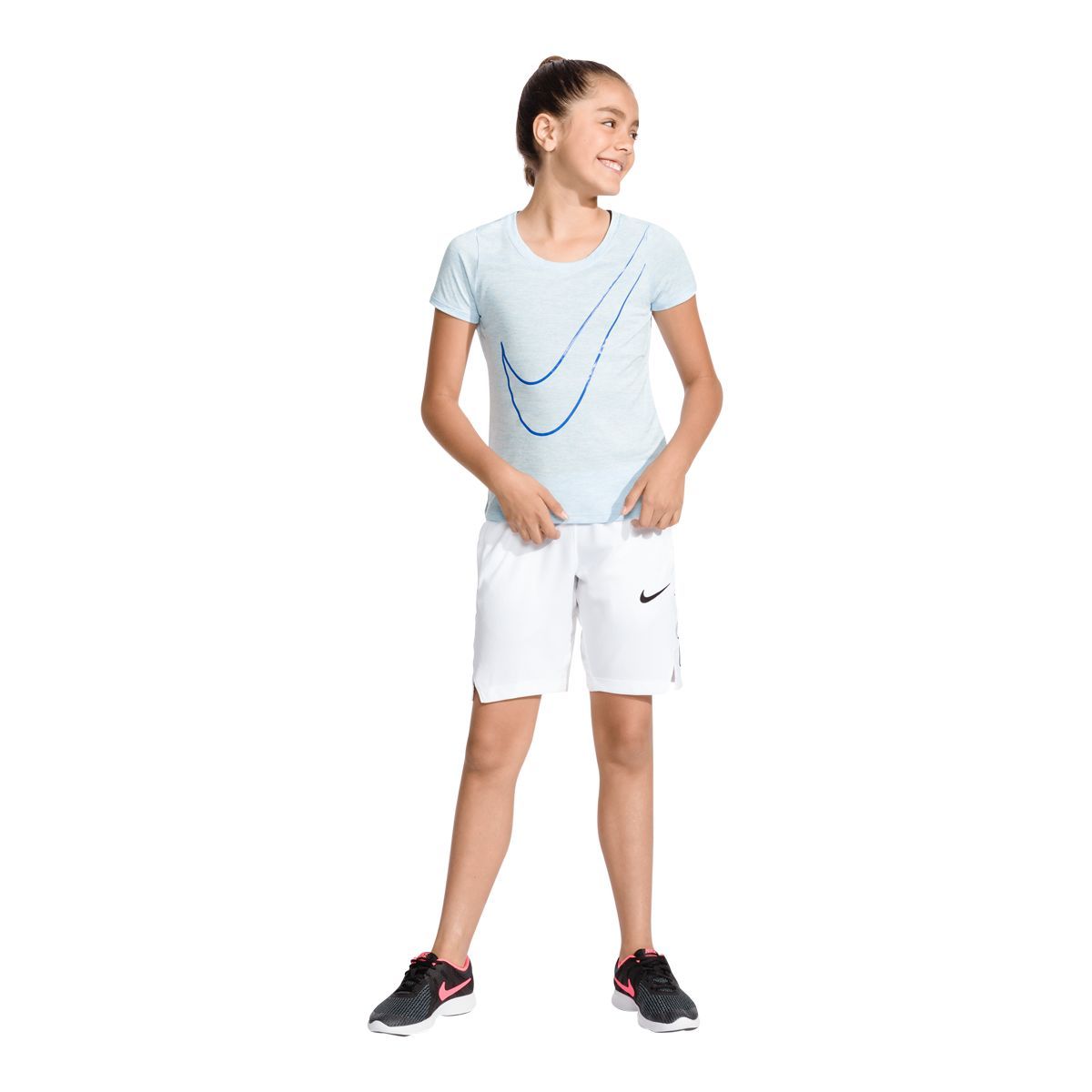Kids' Nike Performance Lightweight No-Show Training Socks (6 Pair) Front_Flat