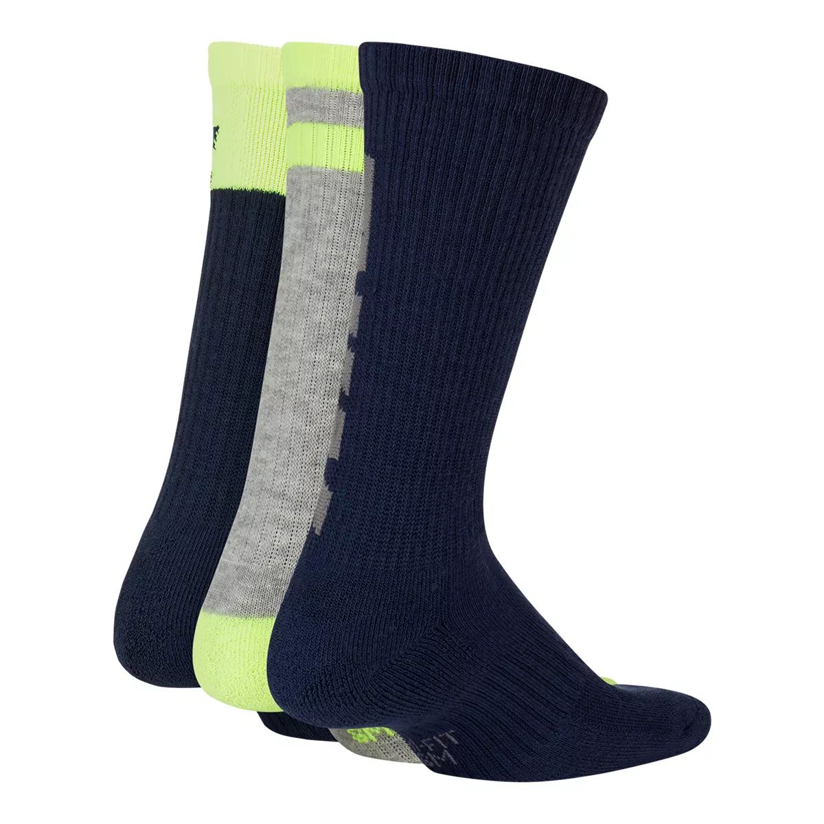 Nike Youth Cushion Crew Socks 3 Pack Back_Angled_Right