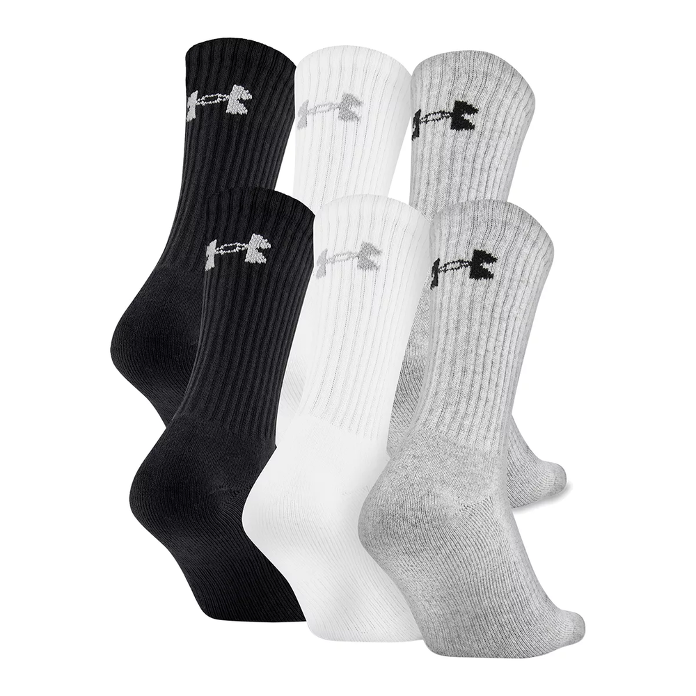 Under Armour Boys Charged Cotton 2.0 Crew Socks 6 Pack SportChek