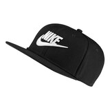 Nike Youth Pro Futura 4 All Over Print Cap - Black/White Front_Angled_Left