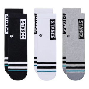 Stance Kids' Uncommon OG Crew Socks - 3 pk