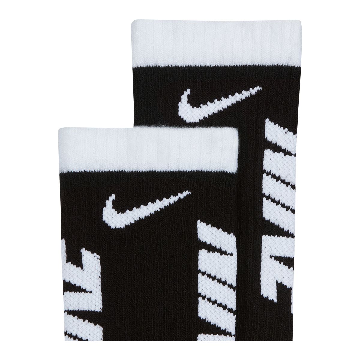 Nike Boys' Everyday HBR Cushioned Crew Socks - 3 Pack CloseUp