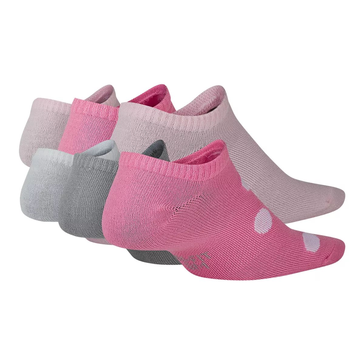 Nike Girls’ Everyday Lightweight GFX No Show - 6 Pack Back_Angled_Right