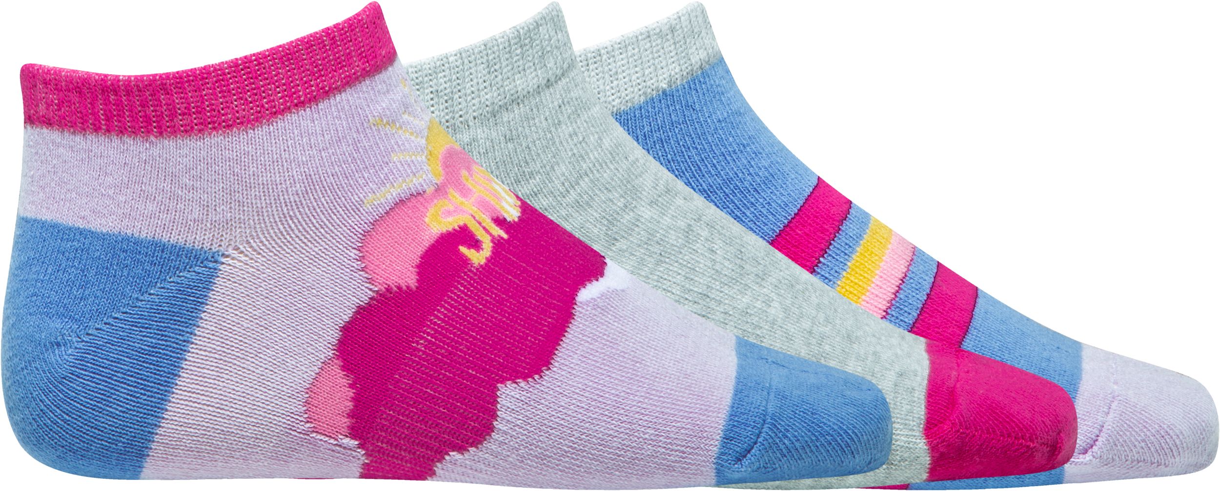 Ripzone Girls' Shine No Show Socks - 3 Pack Side_Right