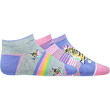 Ripzone Girls' Tiger No Show Socks - 3 Pack Side_Right