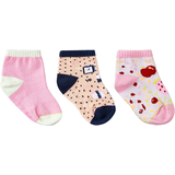 Ripzone Girls' Toddler Quarter Crew Socks - 3 Pack Side_Right
