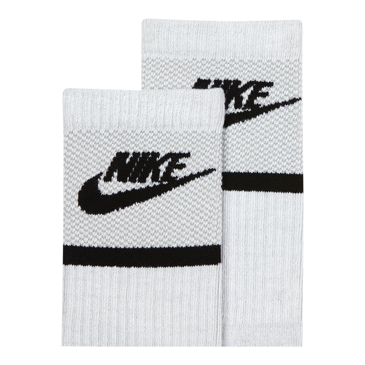 Nike Girls' Everyday Cushioned Graphic Crew Socks - 3 Pack