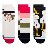Stance Girls' Columba Crew Socks - 3 Pack Front_Flat