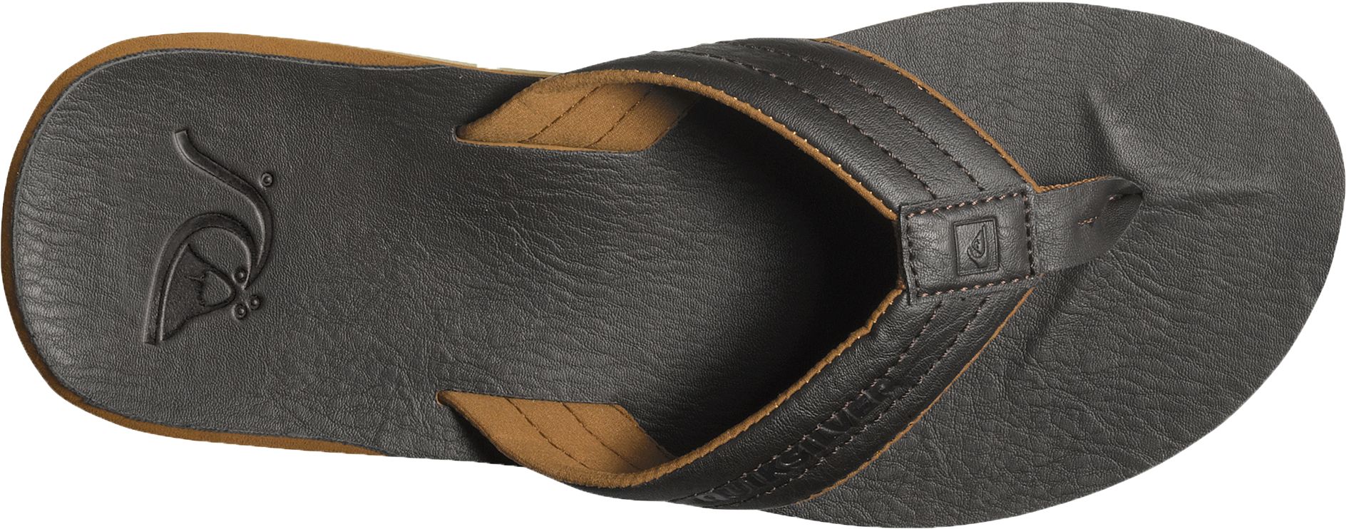 Quiksilver Men's Carver Flip Flops/Sandals, Leather, Suede, Slip