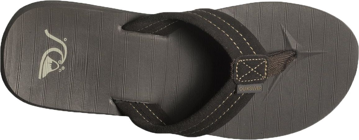 Quiksilver Men's Carver Flip Flops/Sandals, Leather, Suede, Slip Resistant