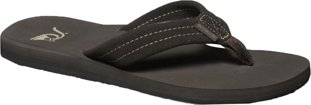 Quiksilver Men's Carver Flip Flops/Sandals, Leather, Suede, Slip Resistant