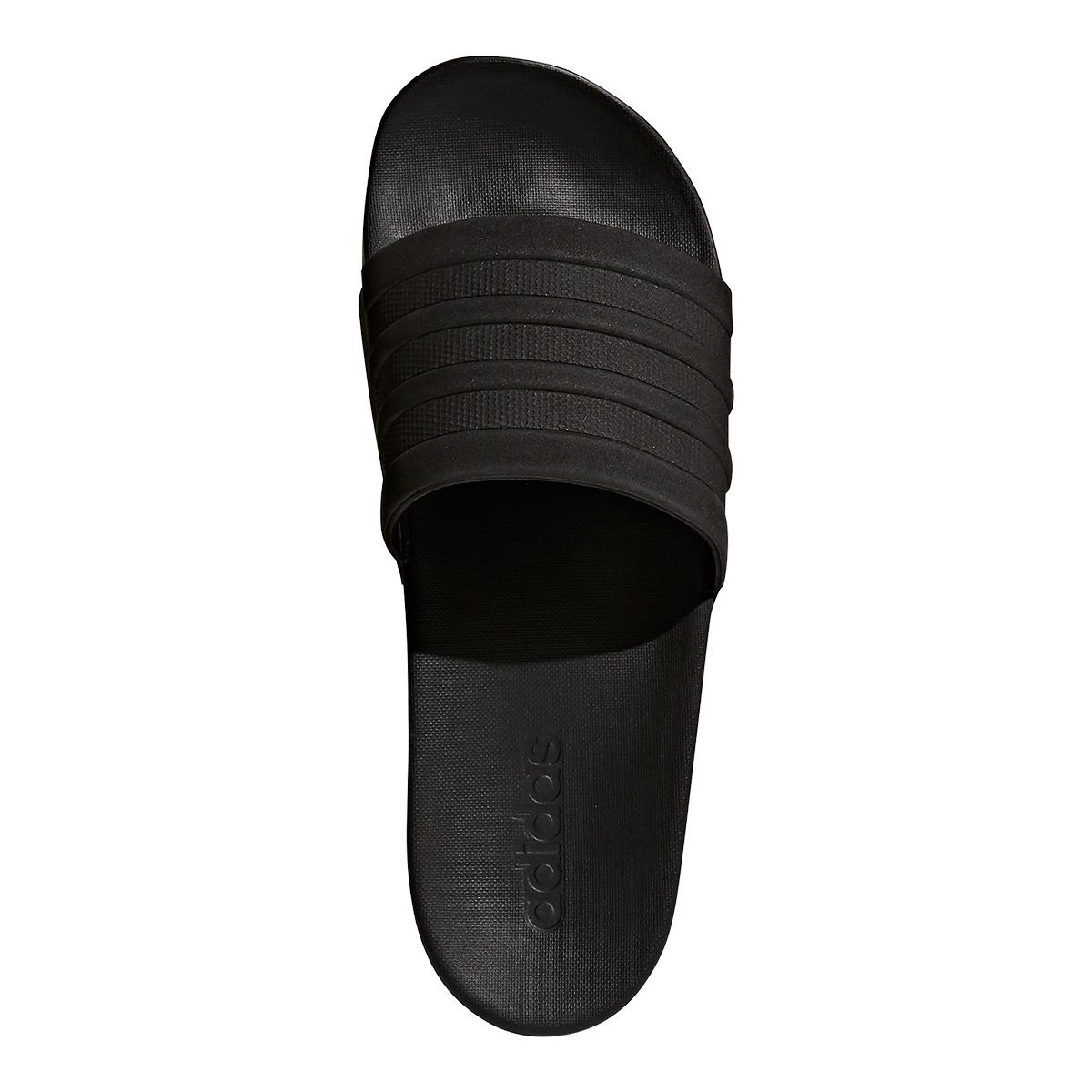 Adidas cloudfoam sales slides black