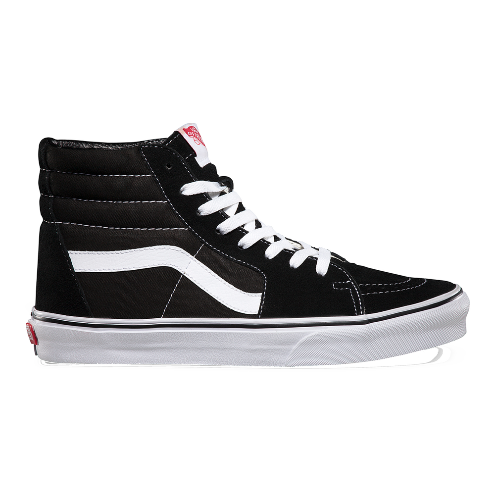 High top 2024 vans mens black