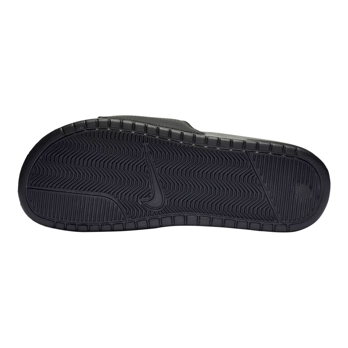 Nike benassi velvet golden check slides best sale