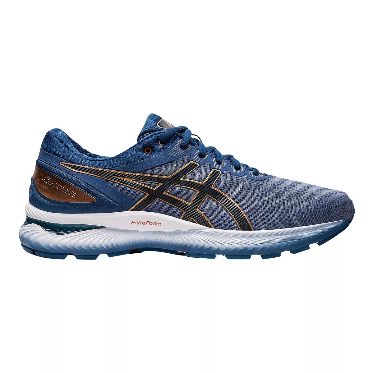 ASICS Men s Gel Nimbus 22 Running Shoes Blue Grey SportChek