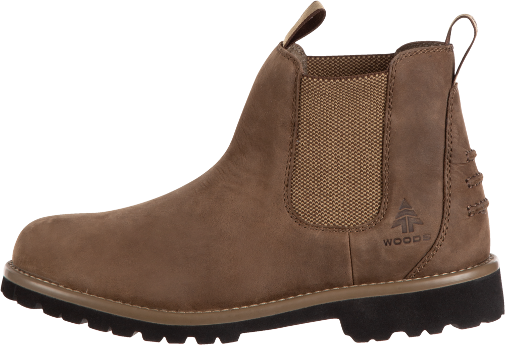 Woods Men's Patridge Chelsea Boots, Ankle, Slip On, Casual, Waterproof, Leather