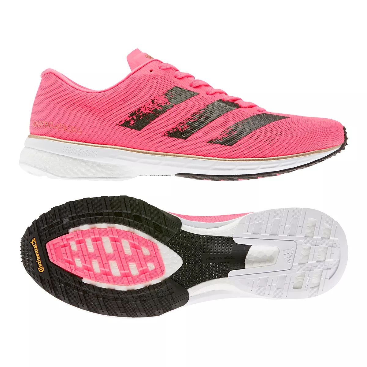 adidas Men's Adizero Lightweight Mesh Adios 5 Running Shoes