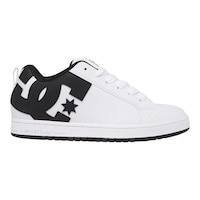 DC Men's Court Graffik Lightweight Mesh Skate Shoes Side_Right