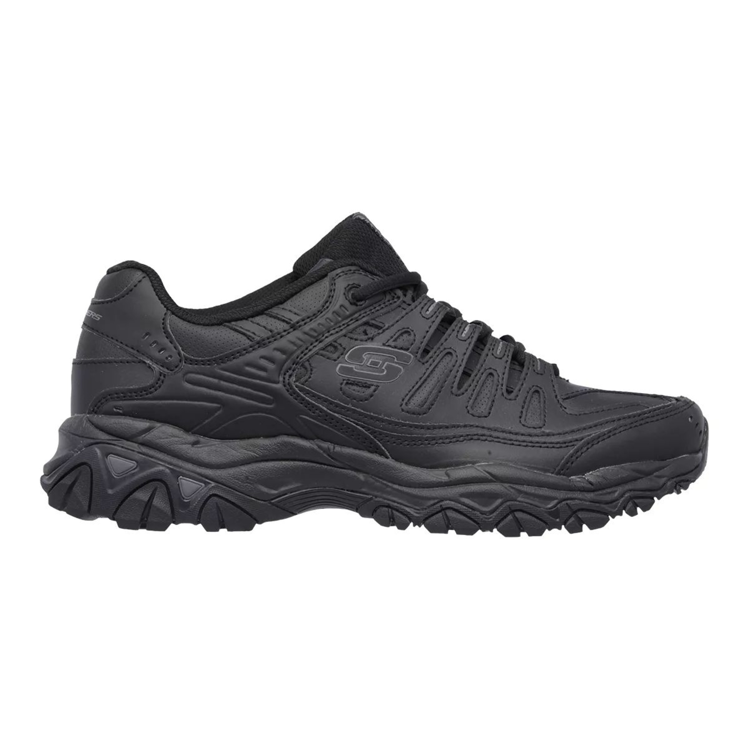 Skechers Men's Afterburn Memory Fit Wide Fit Walking Shoes