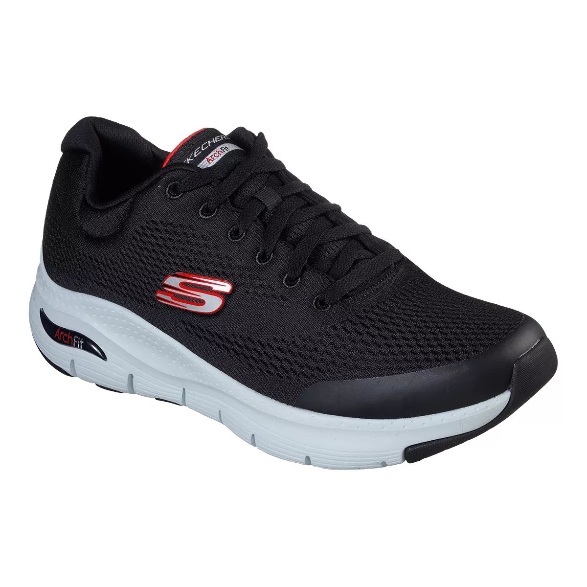 Skechers Men's Archfit Shoes, Low Top, Walking, Running, Training, Lightweight