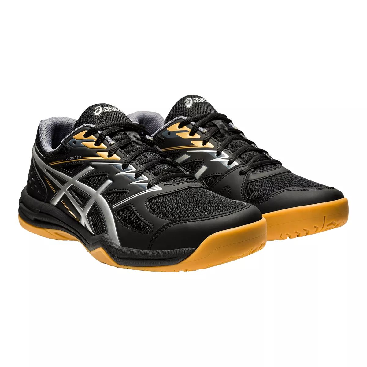 ASICS Men's Upcourt 4 Indoor Court Volleyball Shoes, Low Top, Tennis, Badminton, Cushioned