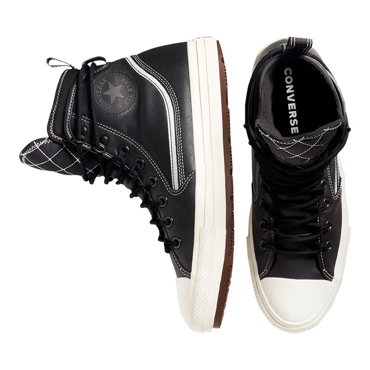 Converse Men's Chuck Taylor All Star Boots, High Top, All Terrain, Sneaker, Leather, Waterproof