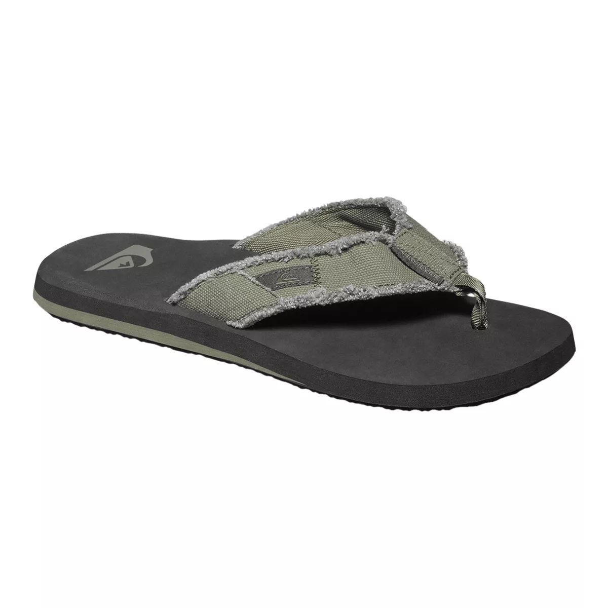 Quiksilver Men's Monkey Abyss Canvas Supported Cushioned Sandals