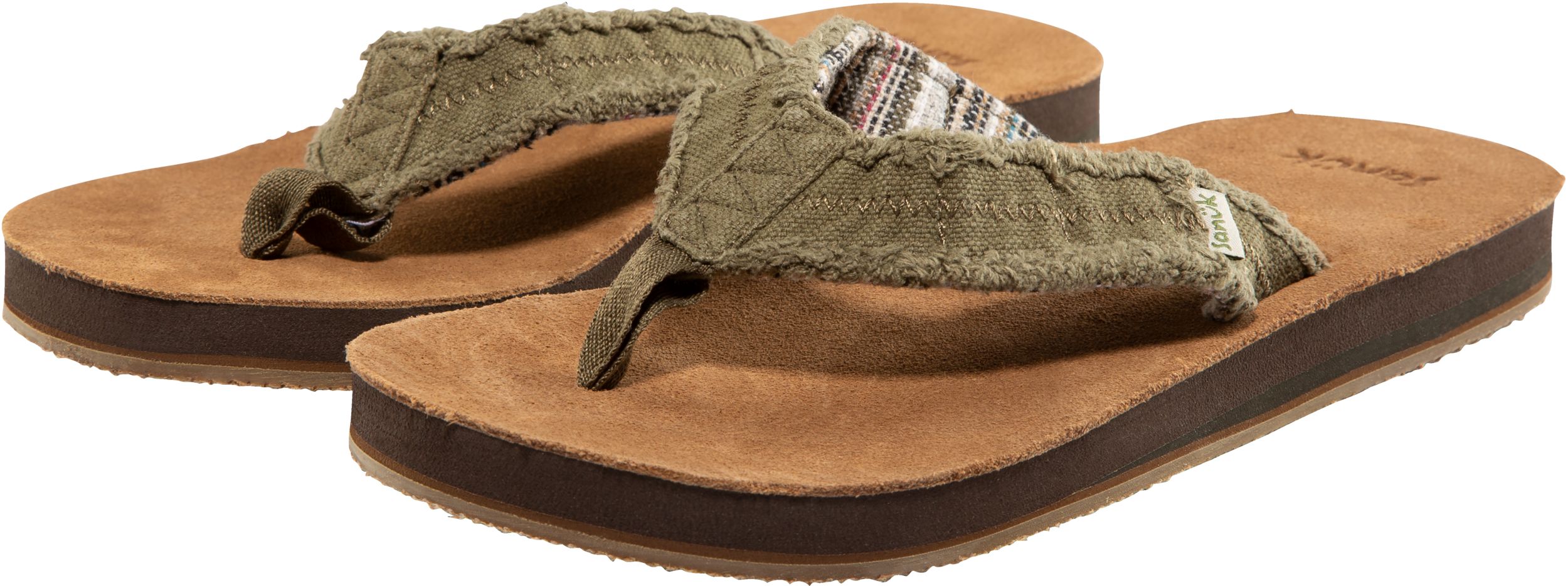 Sanuk Men s Fraid Not Soft Top Sandals Atmosphere