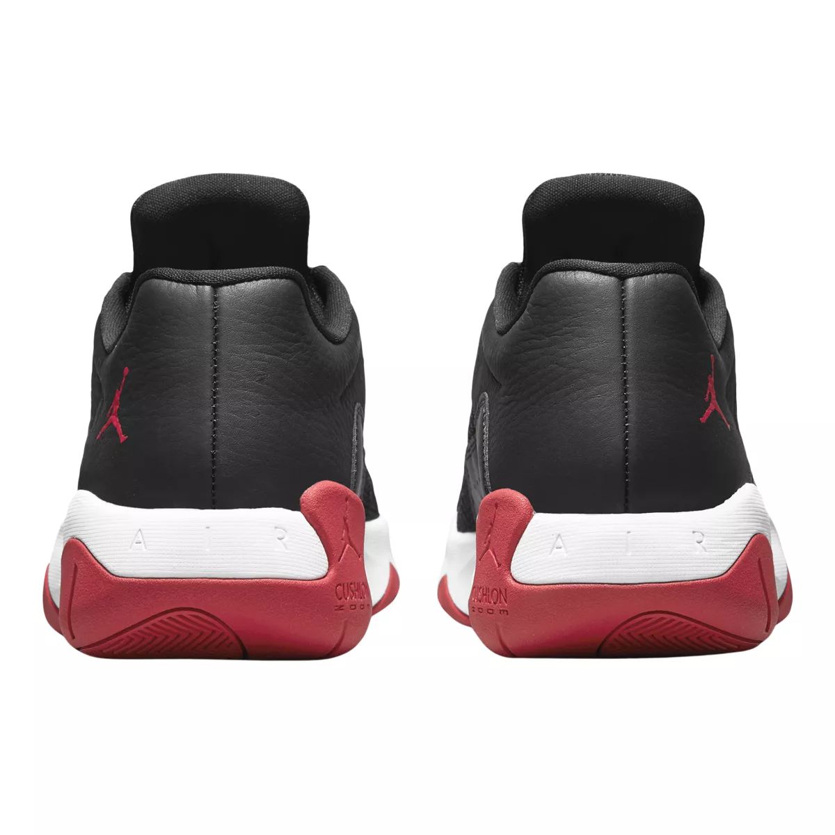 Black white on sale red jordan 11