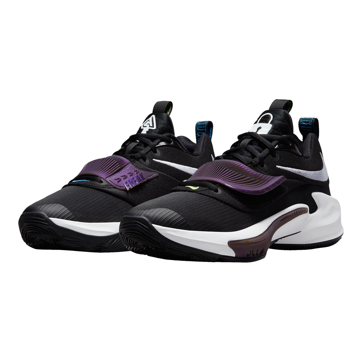 Nike Men's Zoom Freak 3 Project 34 Basketball Shoes, Indoor, Cushioned