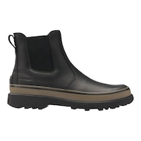Sorel Men's Caribou Chelsea Boots, Ankle, Slip On, Causual, Rain, Waterproof, Leather Side_Right