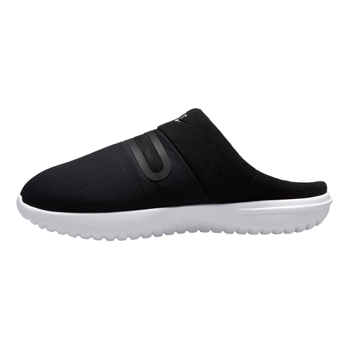 Nike Men's Burrow Slippers, Slip On, Open Heel, Indoor, Outdoor, Fleece