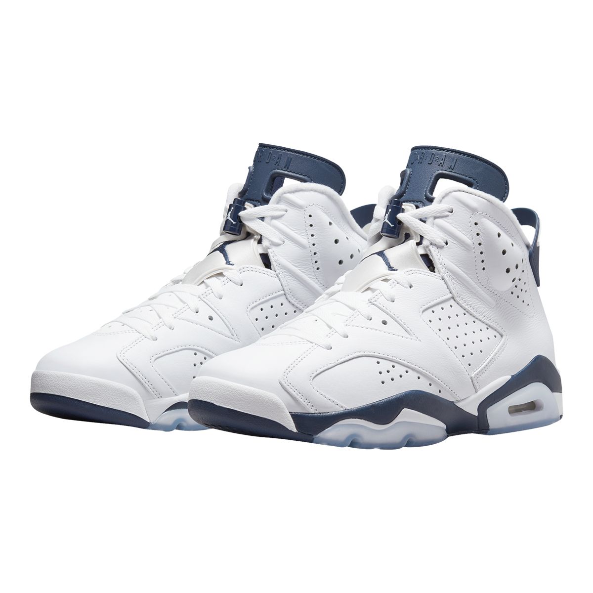 Nike Men's Air Jordan Retro 6 Basketball Shoes, High Top, Indoor, Leather